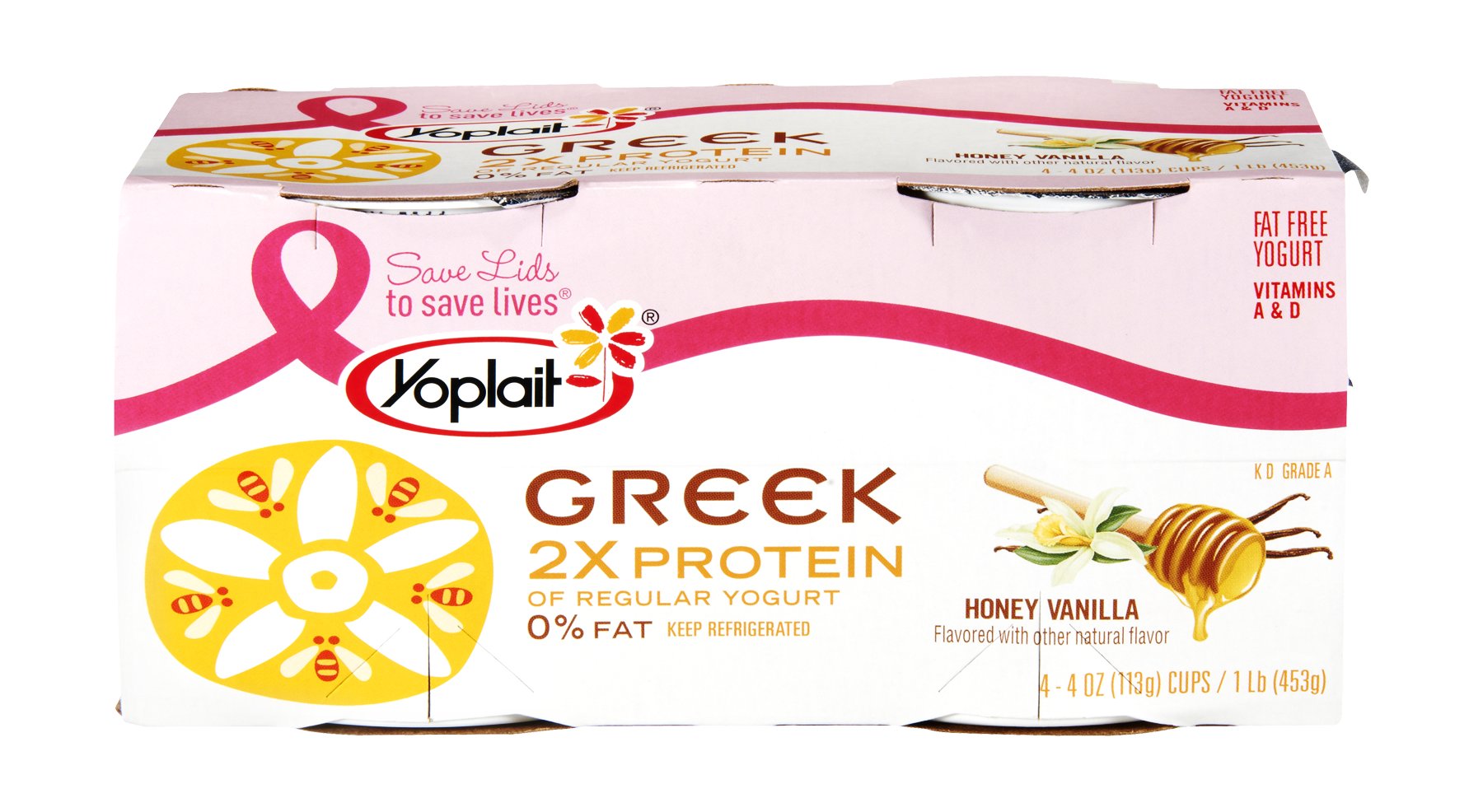 Yoplait Greek Honey Vanilla Yogurt Shop Yogurt at HEB