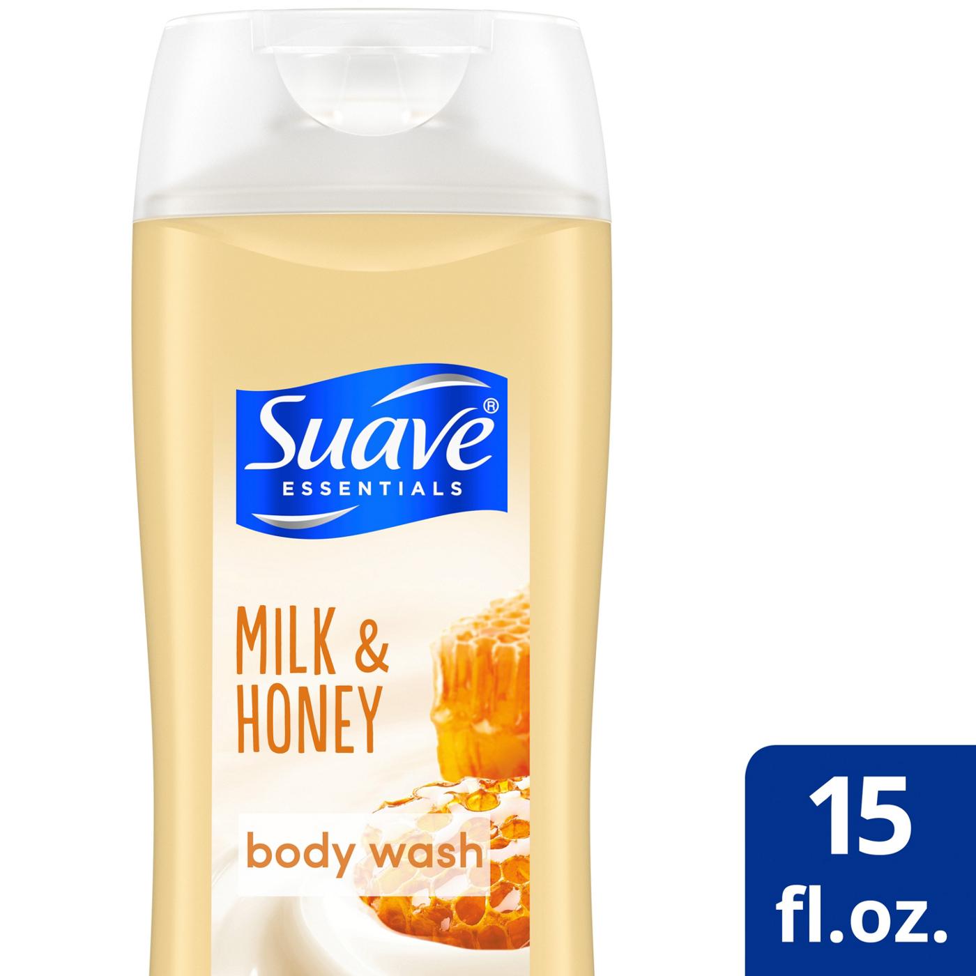 Suave Essentials Creamy Milk and Honey Splash Body Wash; image 8 of 8