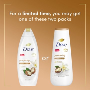 Dove Pampering  Body Wash - Shea Butter & Vanilla, 20 oz