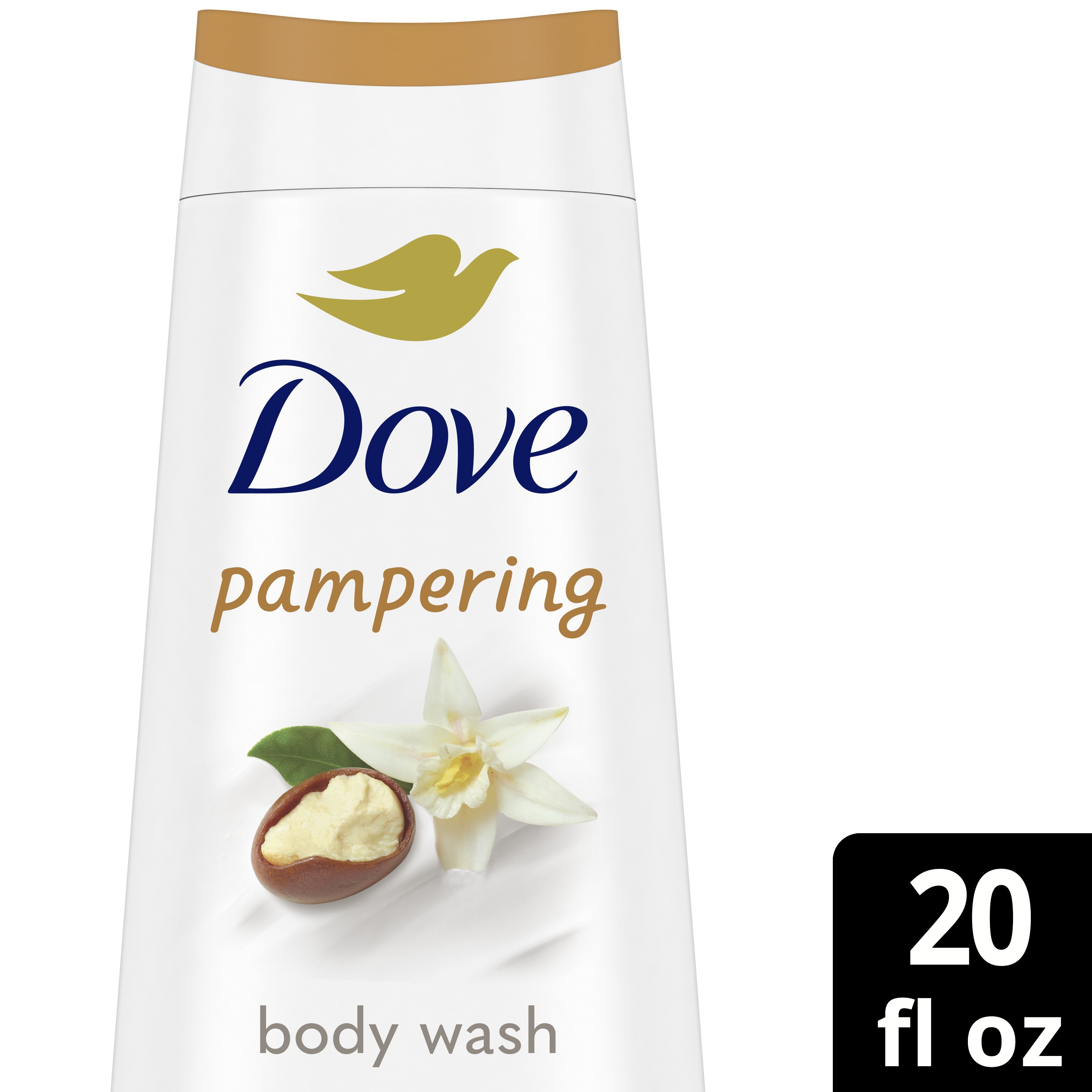 Dove Shea Butter & Vanilla Body Wash Shower Gel 450ml - Tesco Groceries