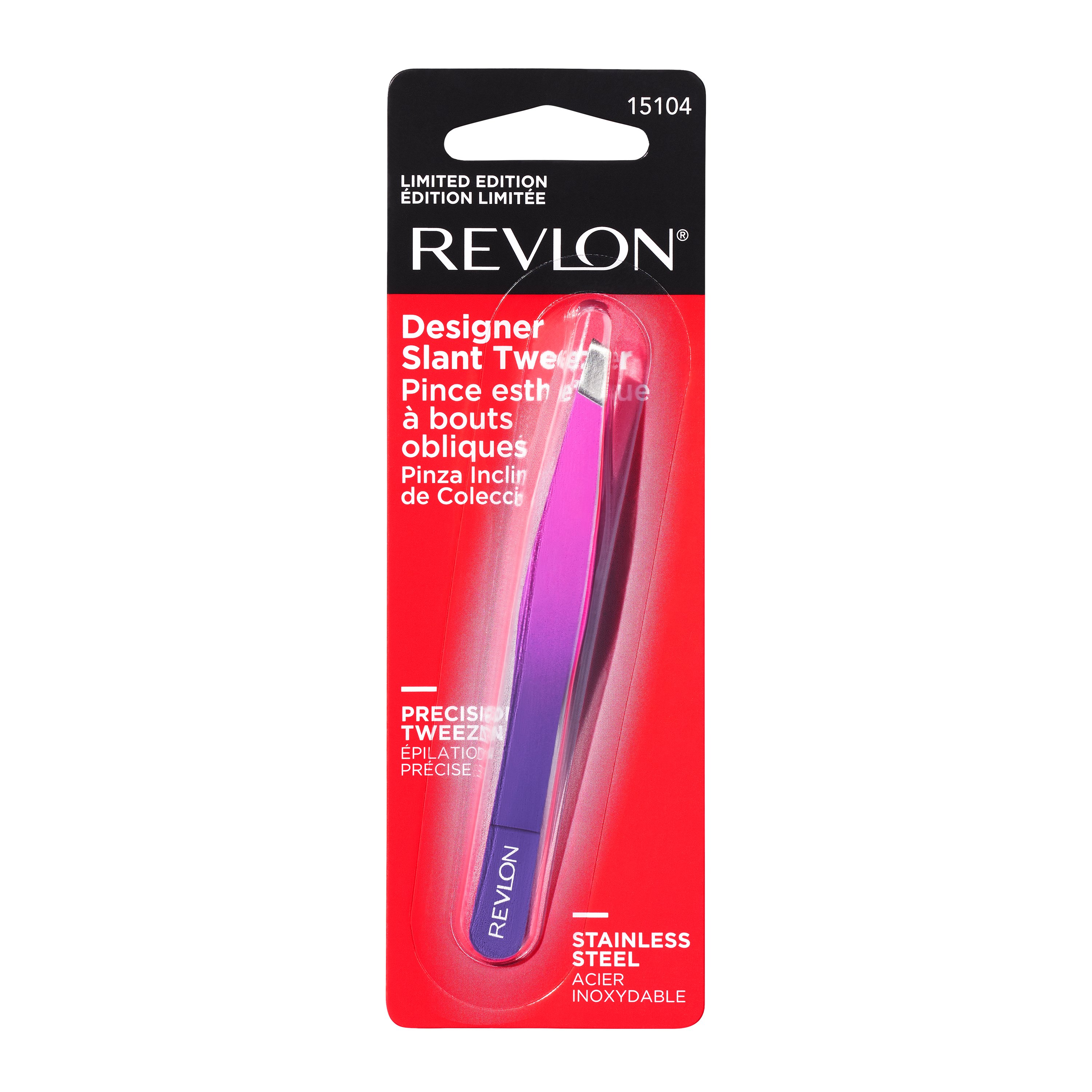 Revlon Designer Collection Slanted Tweezer Colors & Designs May Vary