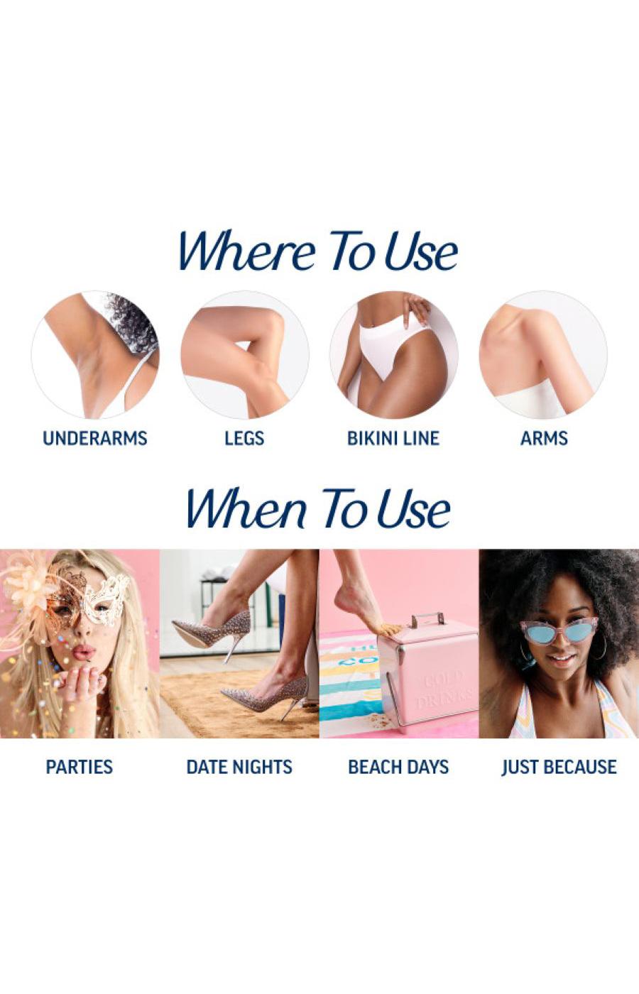 Veet Wax Strip Hair Remover Kit; image 2 of 5