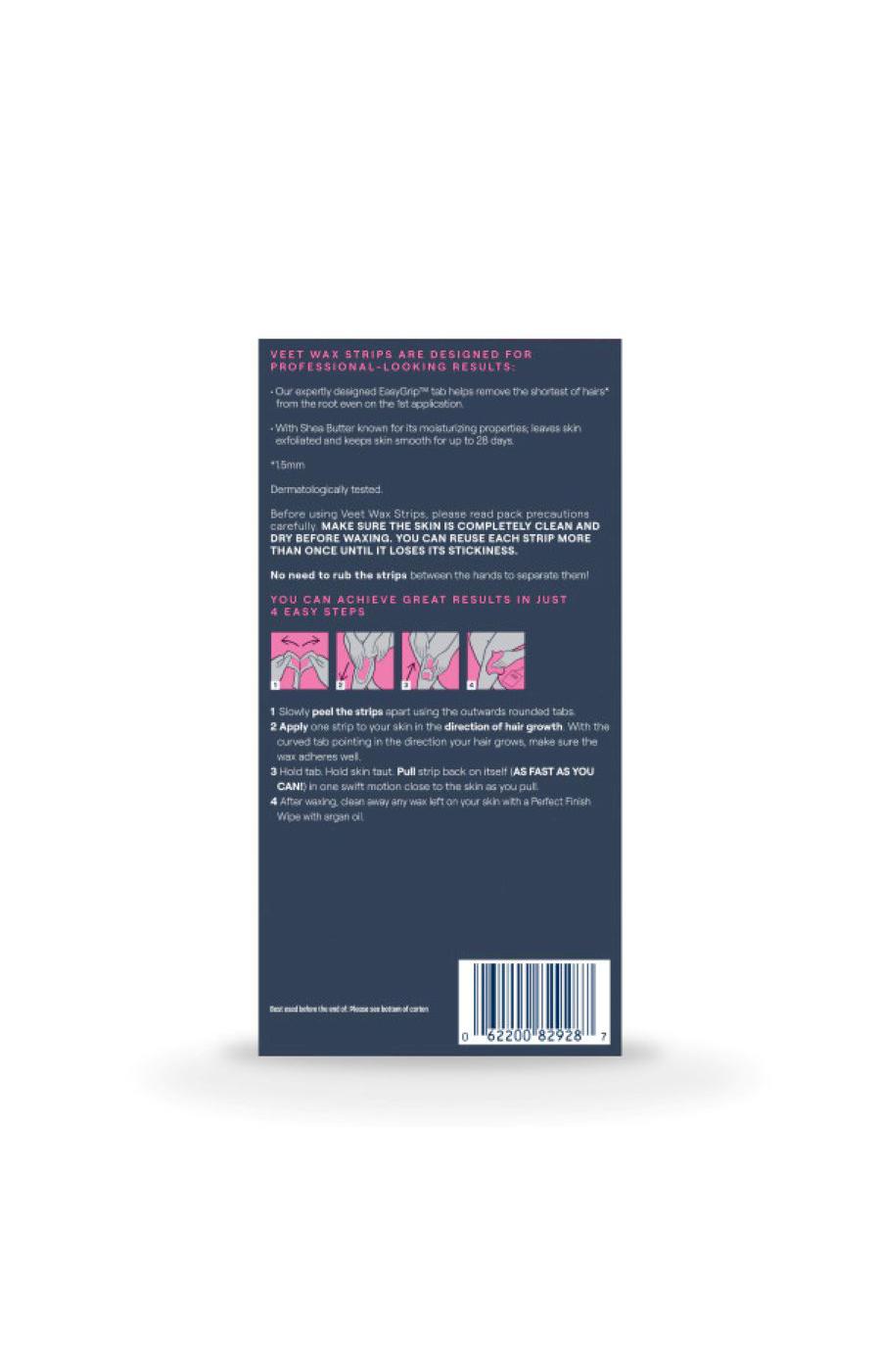 Veet Wax Strip Hair Remover Kit; image 5 of 5