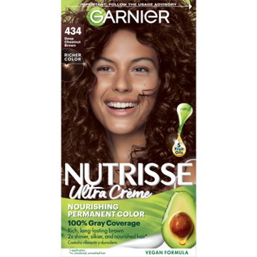 Garnier Nutrisse Nourishing Hair Color Creme - 434 Deep Chestnut Brown