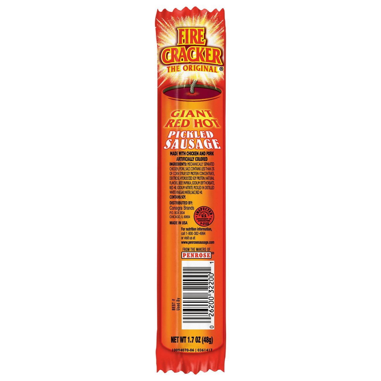 Penrose Fire Cracker Giant Red Hot Pickled Sausage Shop Penrose Fire