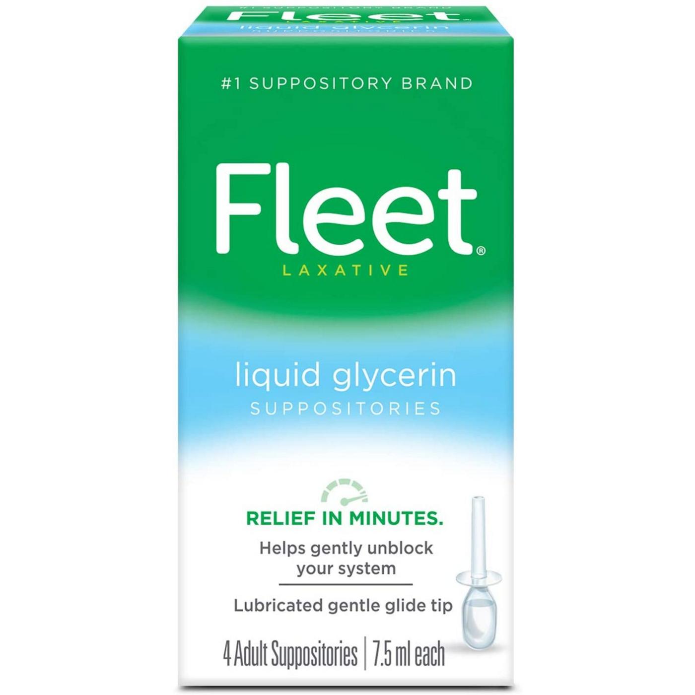 Fleet Liquid Glycerin Suppositories; image 1 of 5