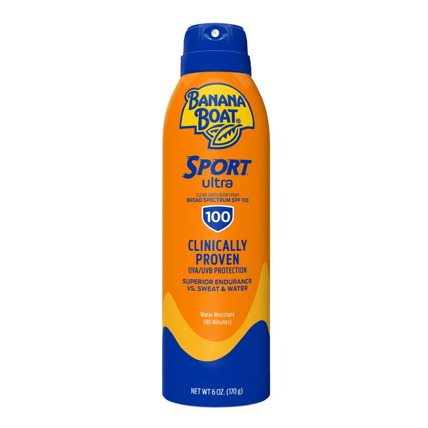 Banana Boat Sport Ultra Clear Sunscreen Spray - SPF 100; image 1 of 4