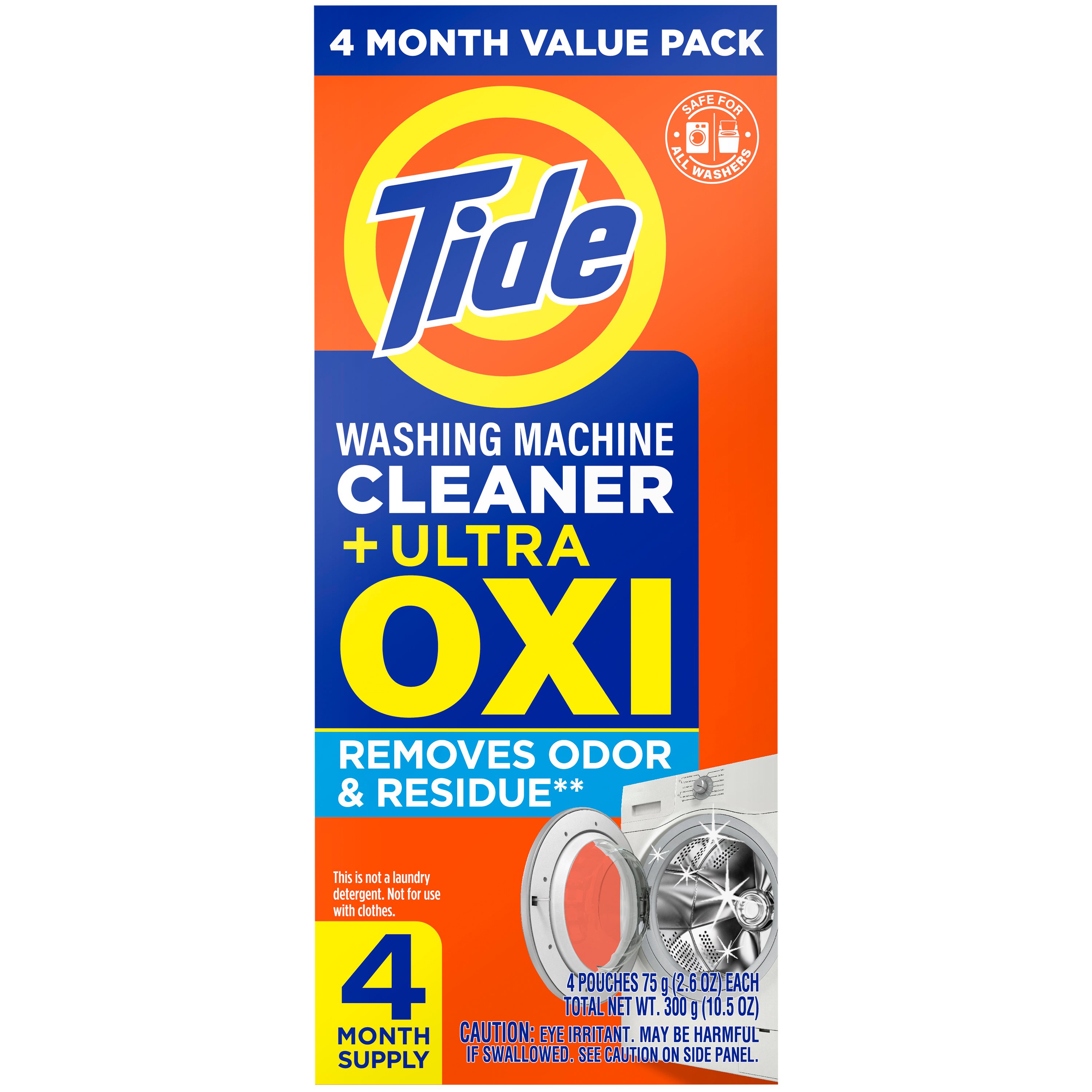 Tide HE Turbo Clean Washing Machine Cleaner with OXI Fresh Clean