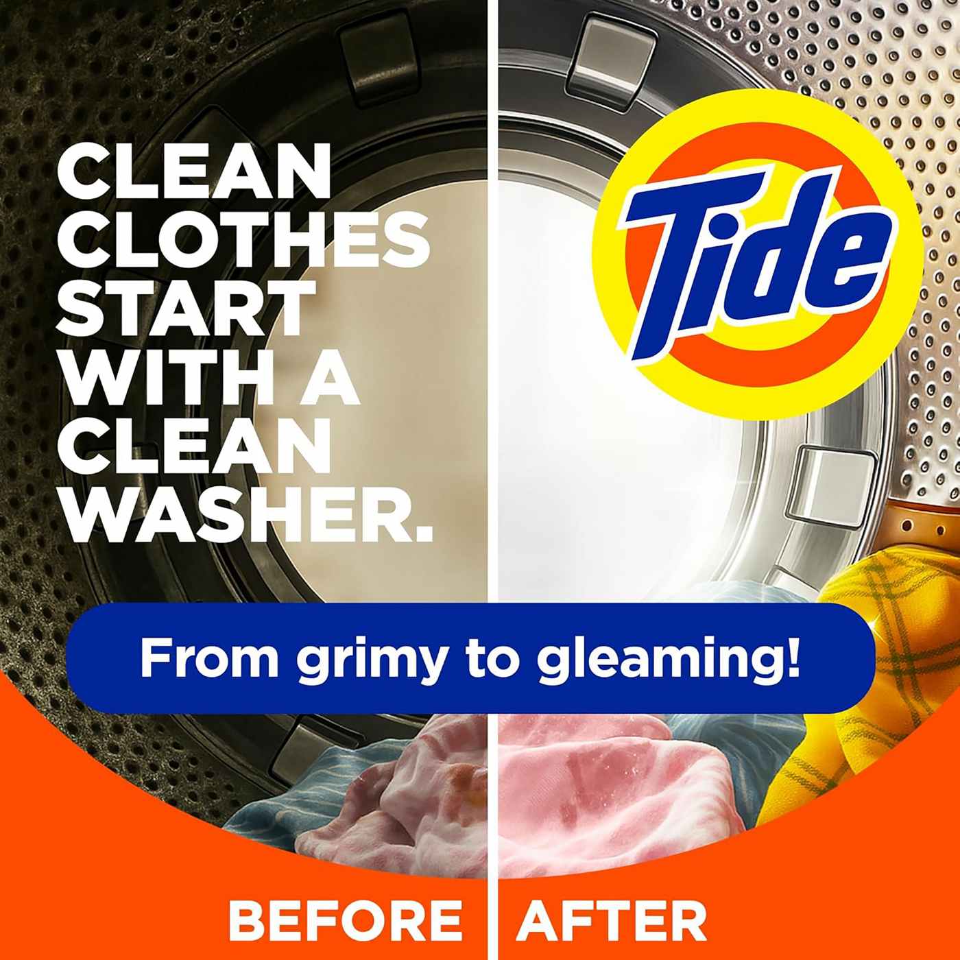 Tide HE Turbo Clean Washing Machine Cleaner with OXI - Fresh Clean; image 2 of 5