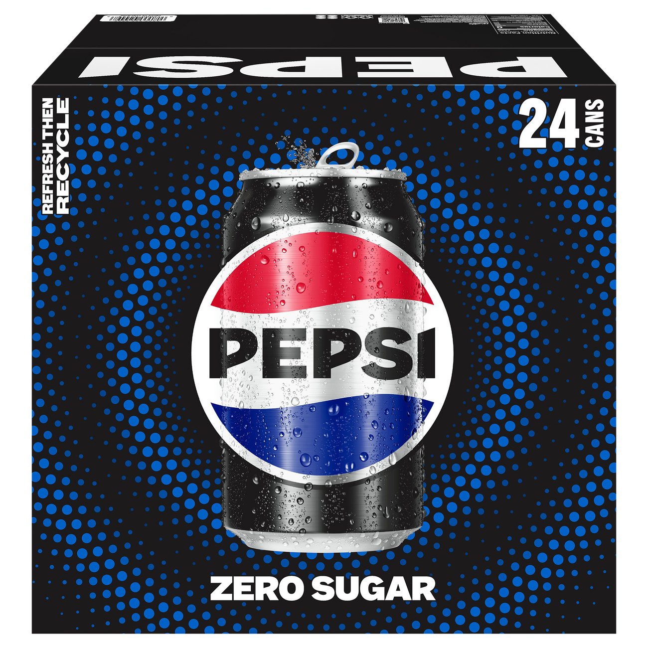 Pepsi Zero Sugar Cola 24 pk Cans Shop Soda at HEB