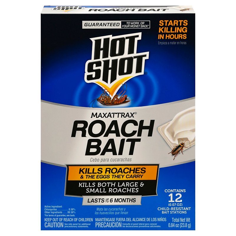 Hot Shot Maxattrax Roach Bait Bait Stations Shop Insect Killers At H E B