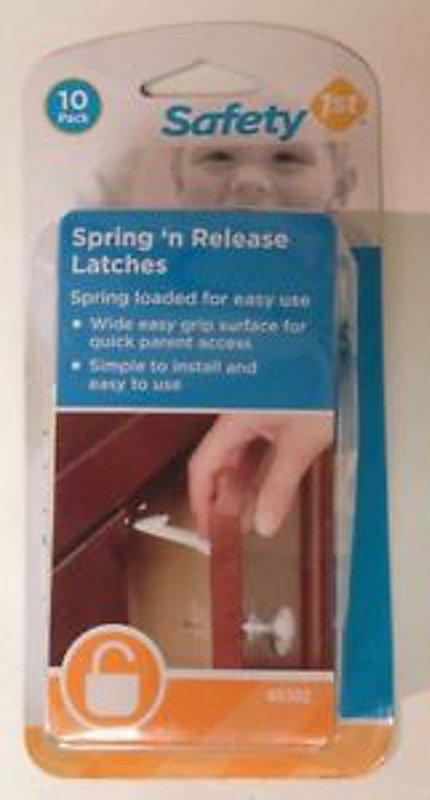 Safety 1st Spring N Release Latches, Safety 1st Spring Loaded Cabinet And Drawer Latches Installation