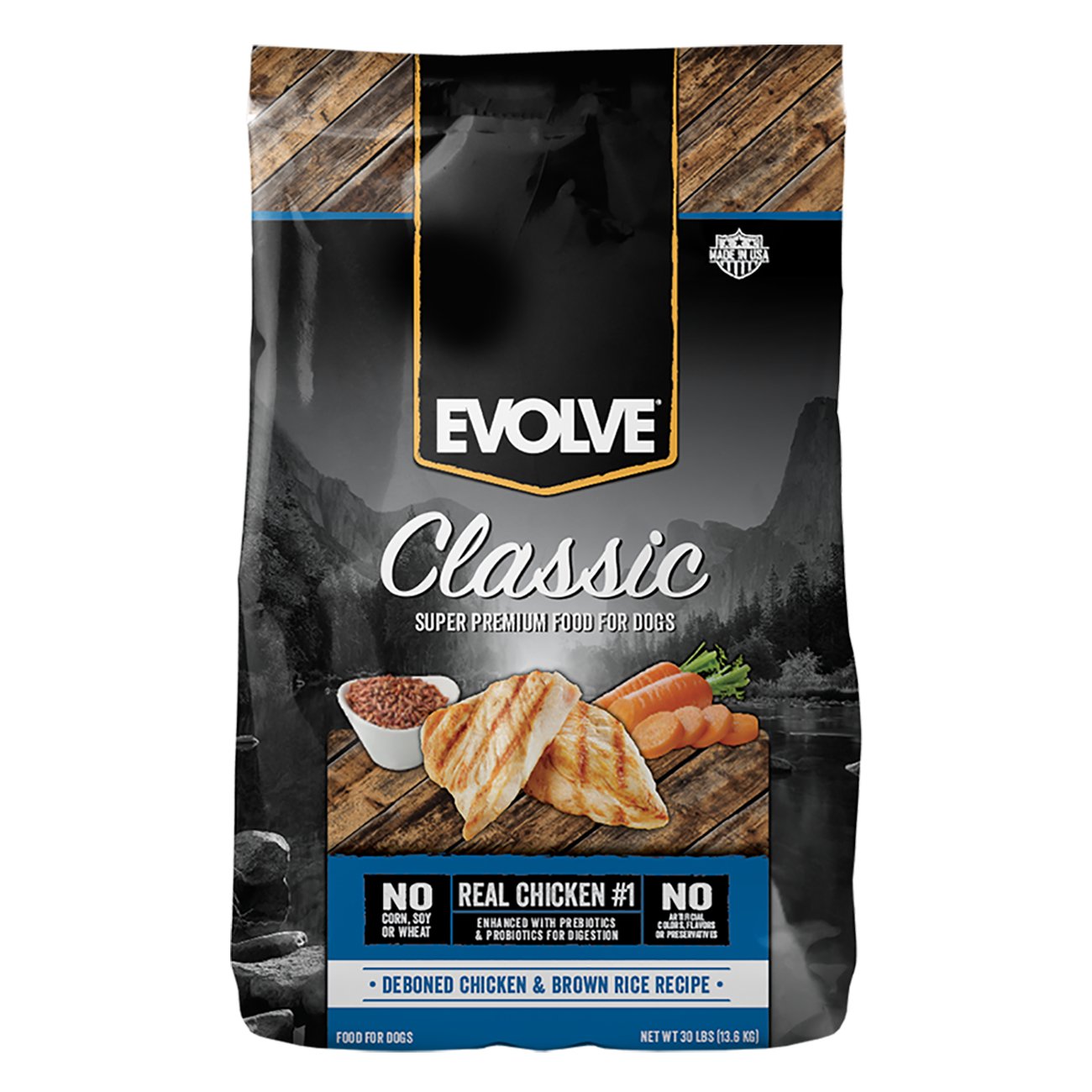 Evolve dog outlet food ingredients