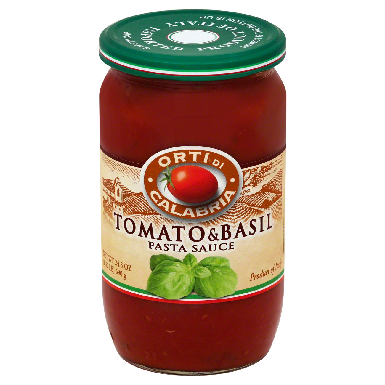 Orti Di Calabria Tomato & Basil Pasta Sauce - Shop Pasta Sauces at H-E-B