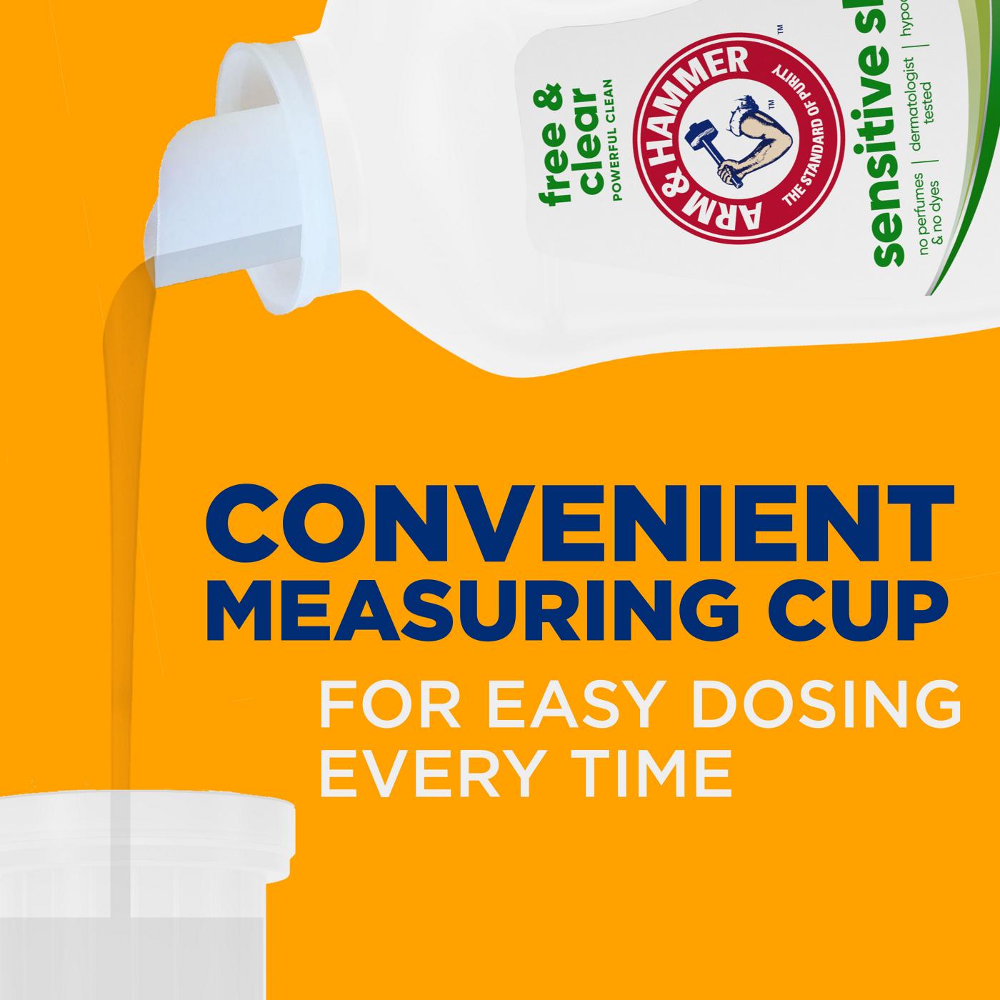 Arm & Hammer Free & Clear Sensitive Skin HE Liquid Laundry Detergent