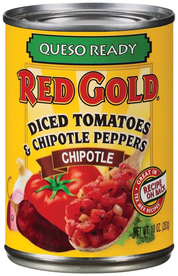 Red Gold Diced Tomatoes & Chipotle Peppers Shop Tomatoes at HEB