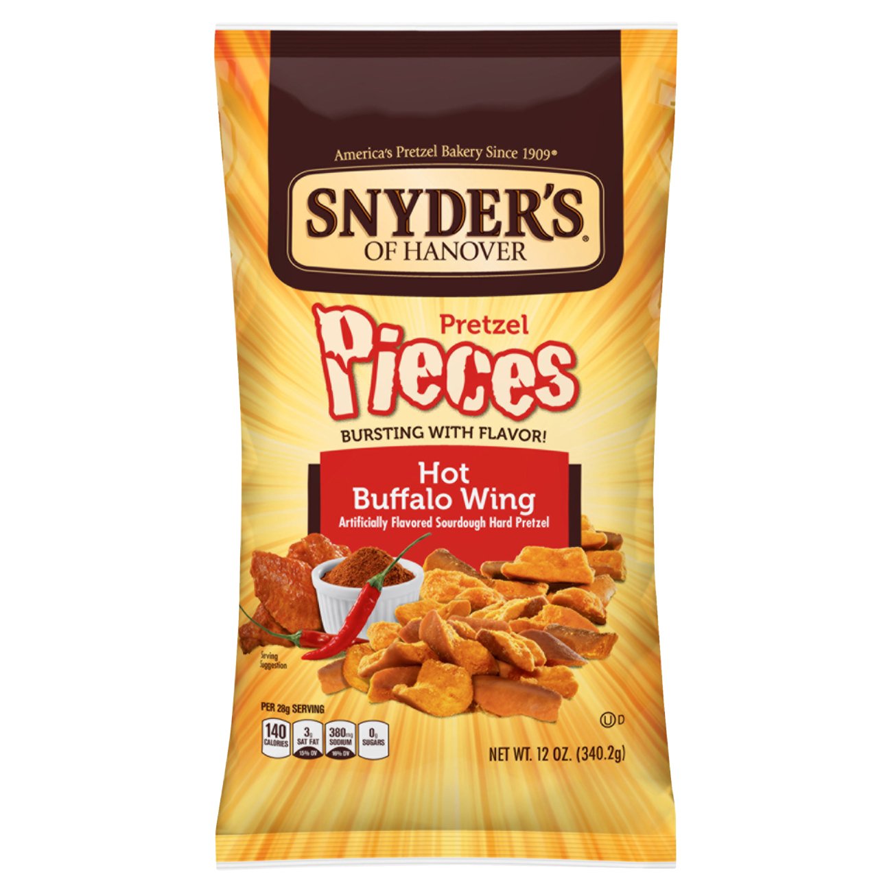 Snyder's of Hanover Hot Buffalo Wing Pretzel Pieces Shop Chips at HEB