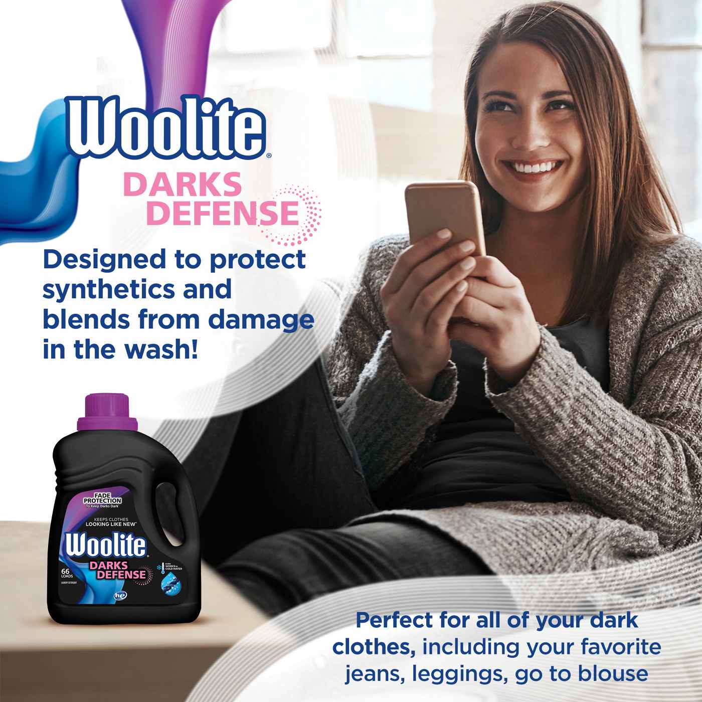 Woolite Darks Defense Liquid Laundry Detergent, 66 Loads, HE and Regular Washers; image 2 of 2