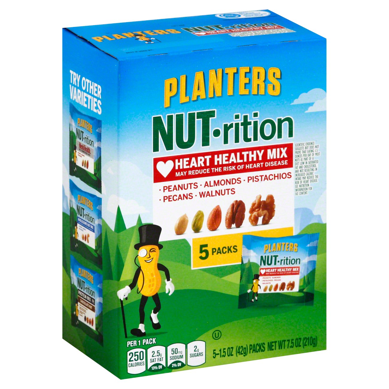 Planters Nutrition Heart Health Mix Shop Nuts & seeds at HEB