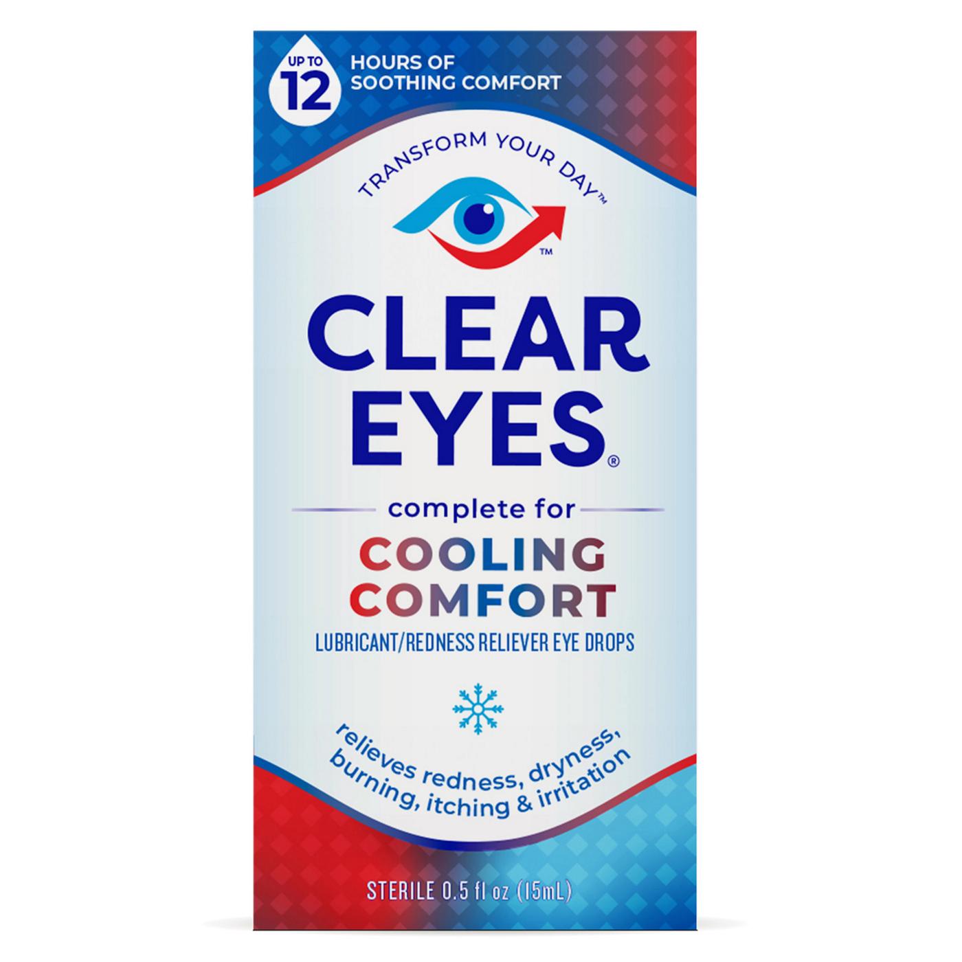 Clear Eyes Cooling Comfort Eye Drops; image 1 of 5