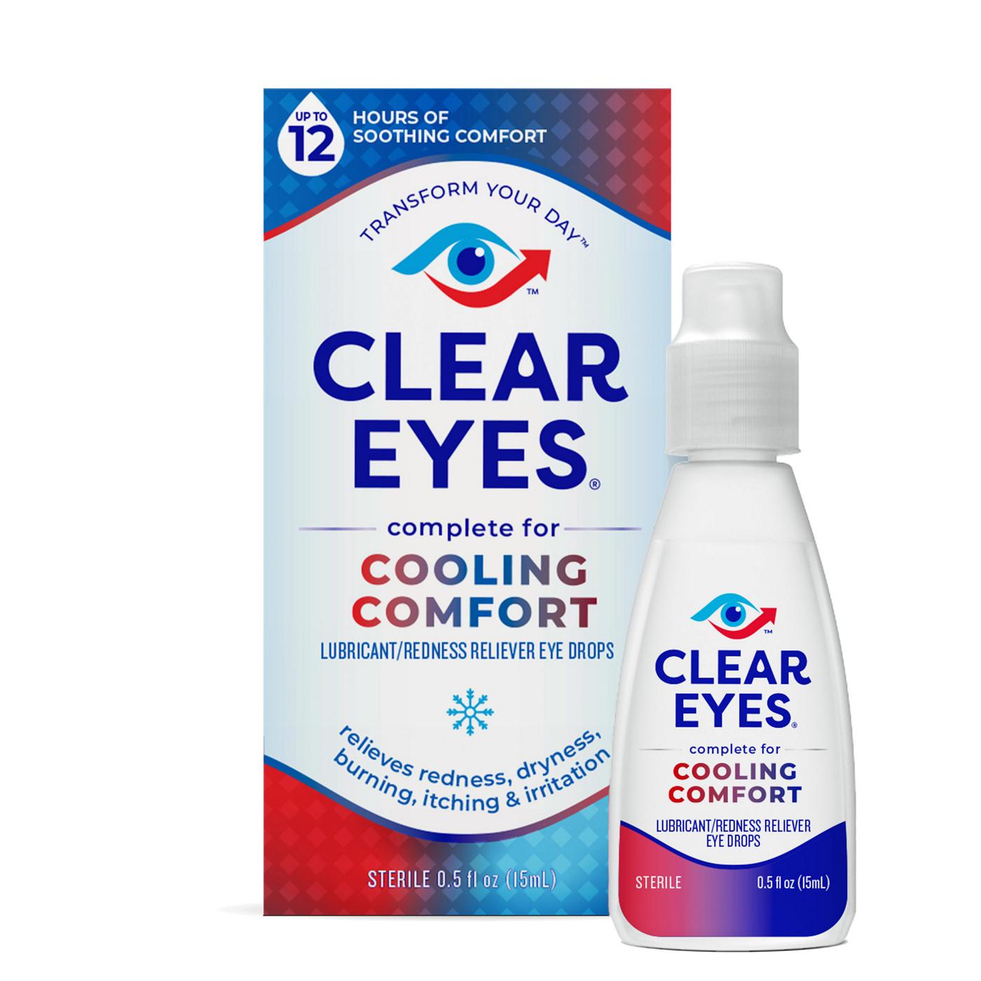 Clear Eyes Cooling Comfort Eye Drops; image 2 of 5