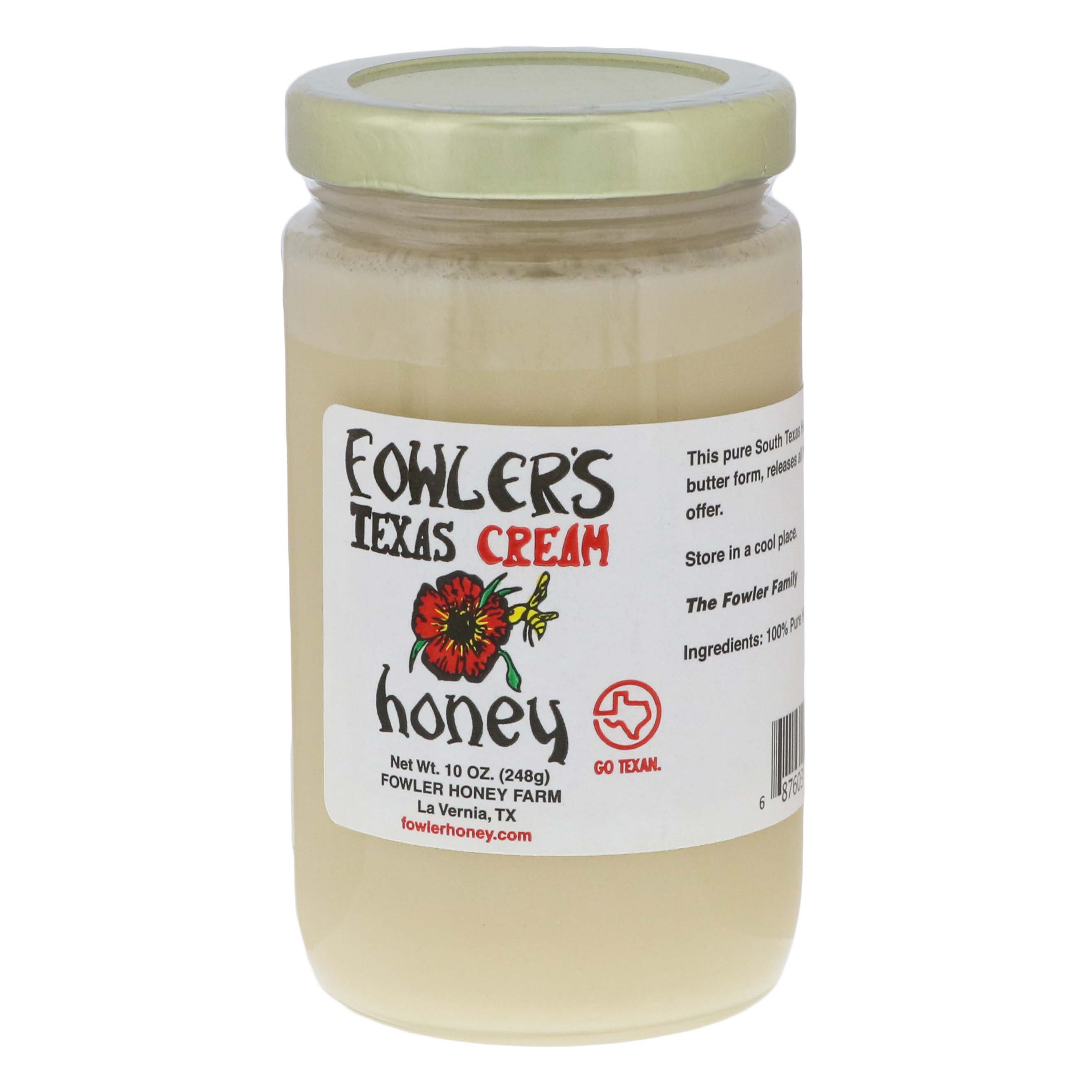Fowler's Texas Pure Cream Honey Shop Honey at HEB