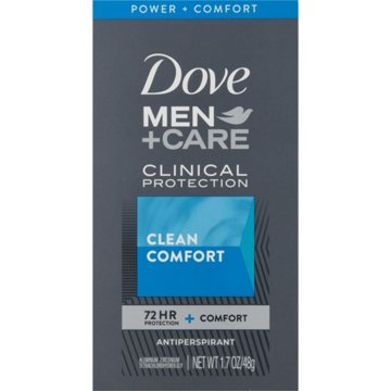 Dove Men+Care Ultimate Clinical Protection Antiperspirant Deodorant - Clean Comfort, 1.7 oz