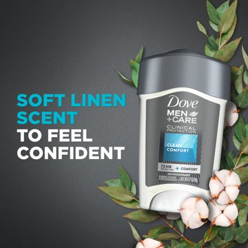 Dove Men+Care Ultimate Clinical Protection Antiperspirant Deodorant - Clean Comfort, 1.7 oz