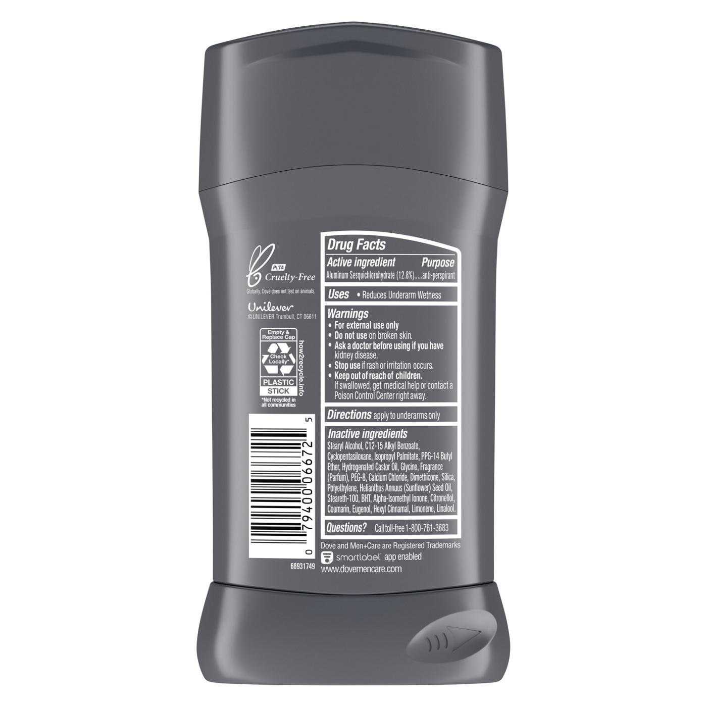 Dove Men's Antiperspirant Deodorant Stick Extra Fresh; image 2 of 7