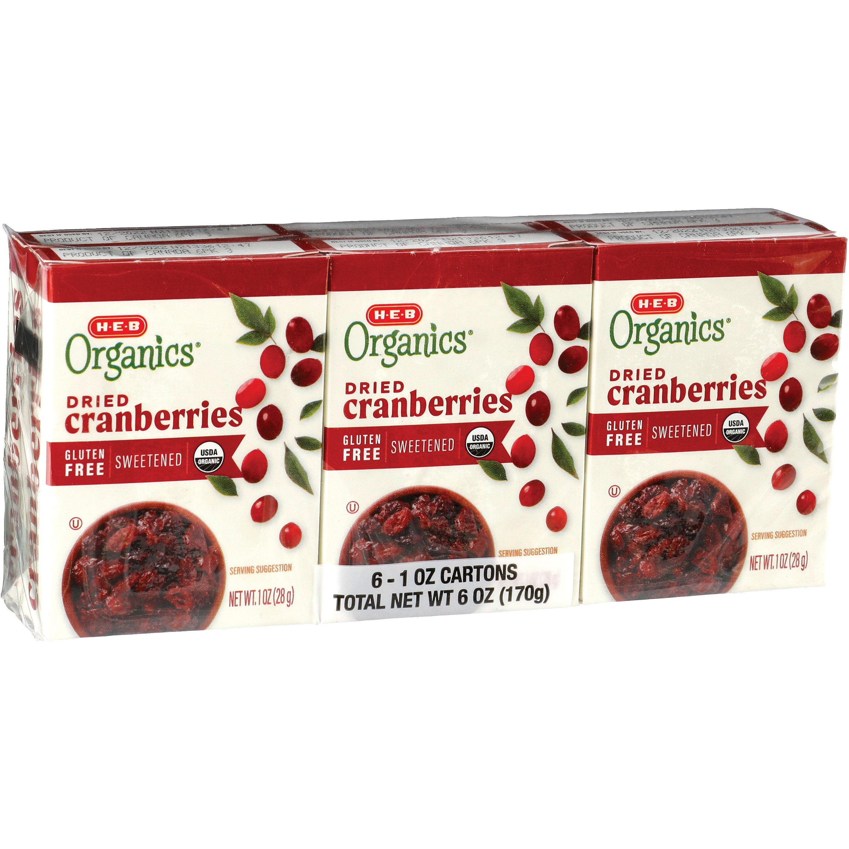 HEB Organics Dried Cranberries Shop Berries & cherries at HEB
