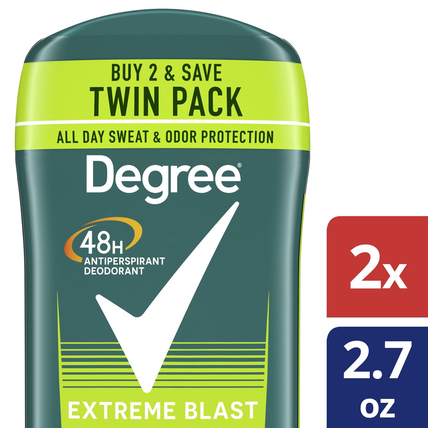 Degree Men Original Protection Extreme Blast Antiperspirant Deodorant; image 5 of 13