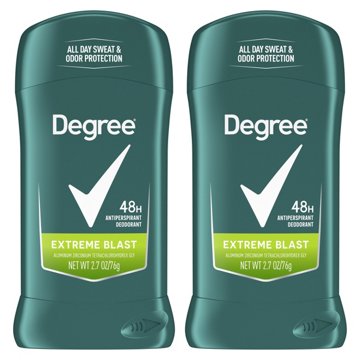 Degree Men 48 Hr Antiperspirant Solid Deodorant - Extreme Blast, 2 pk