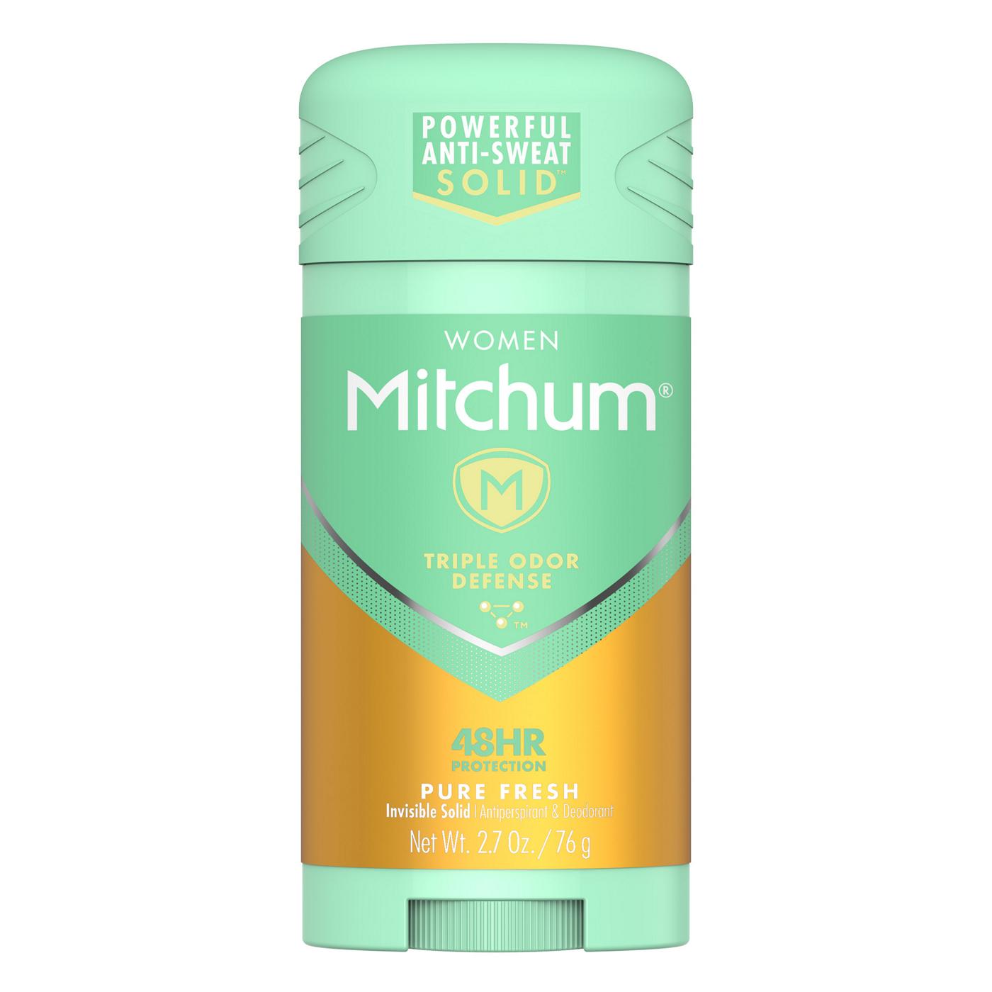 Mitchum Advanced Control Pure Fresh Invisible Solid Anti-Perspirant & Deodorant for Women; image 1 of 5