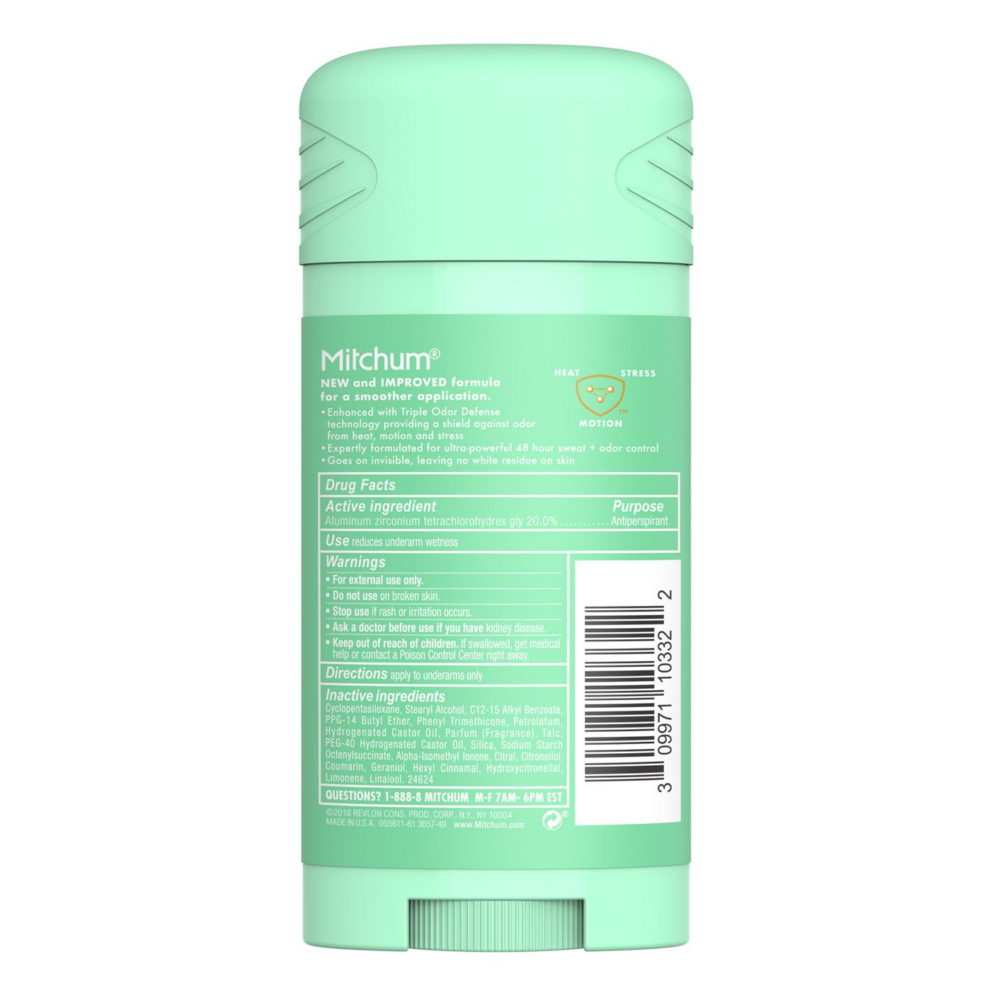 Mitchum Advanced Control Pure Fresh Invisible Solid Anti-Perspirant & Deodorant for Women; image 5 of 5