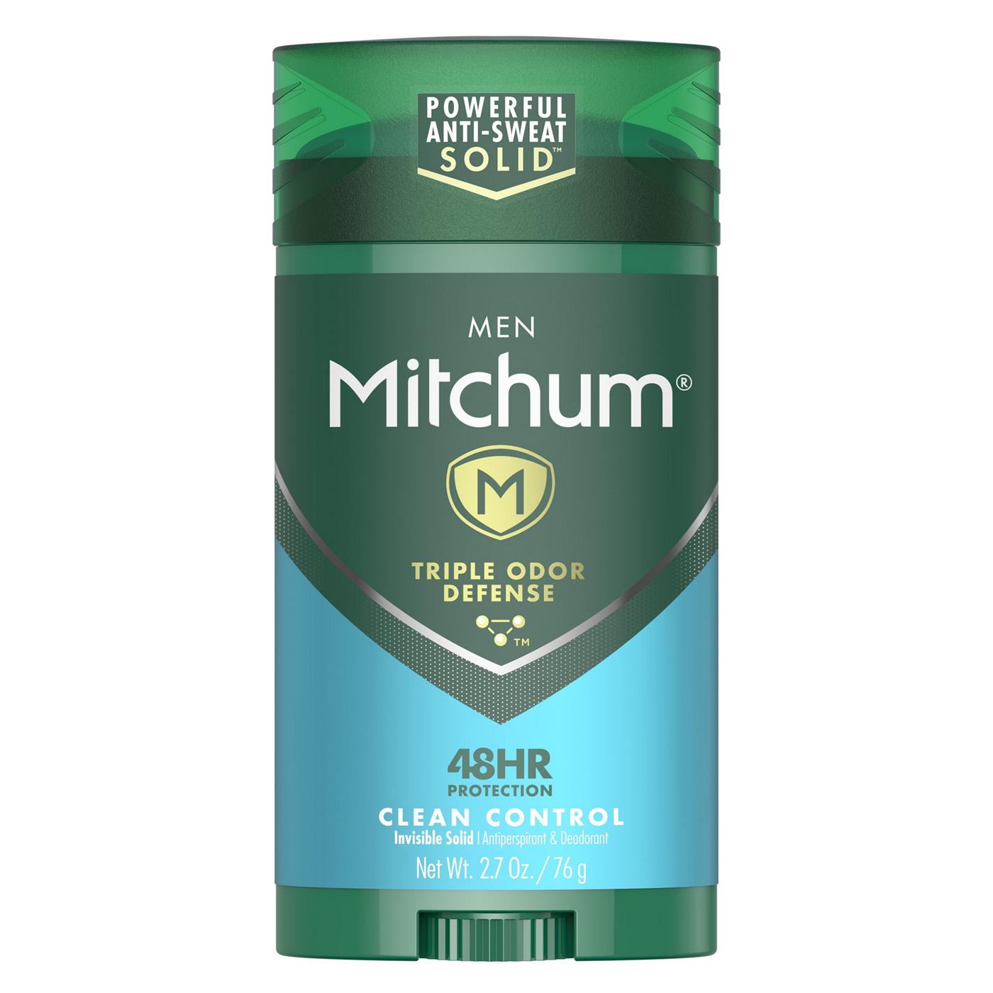 Mitchum Advanced Control Invisible Solid Clean Control Antiperspirant & Deodorant; image 1 of 3