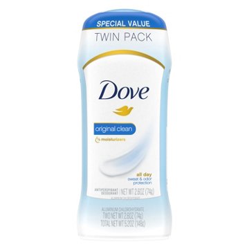 Dove Invisible Solid Antiperspirant Deodorant - Original Clean, 2.6 oz