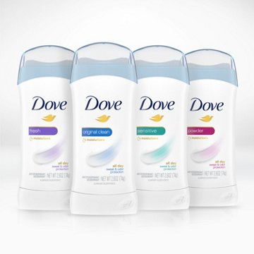 Dove Invisible Solid Antiperspirant Deodorant - Original Clean, 2.6 oz