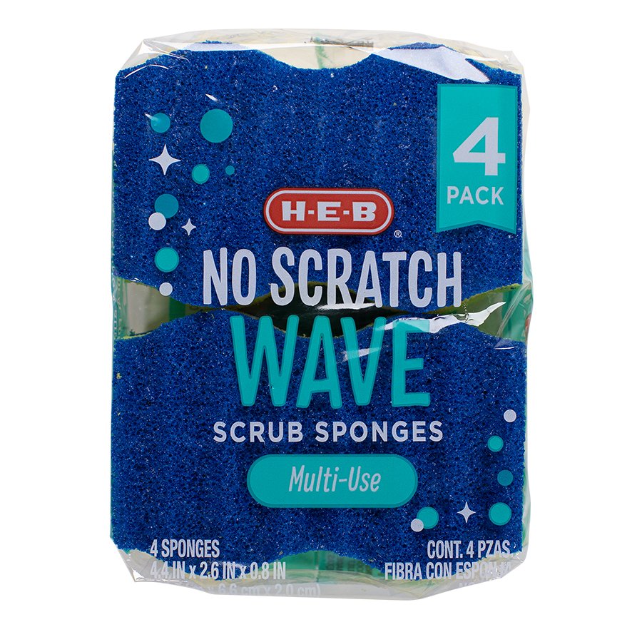 48 Wholesale Fresh Start Non-Scratch Sponge 4Pack - at 