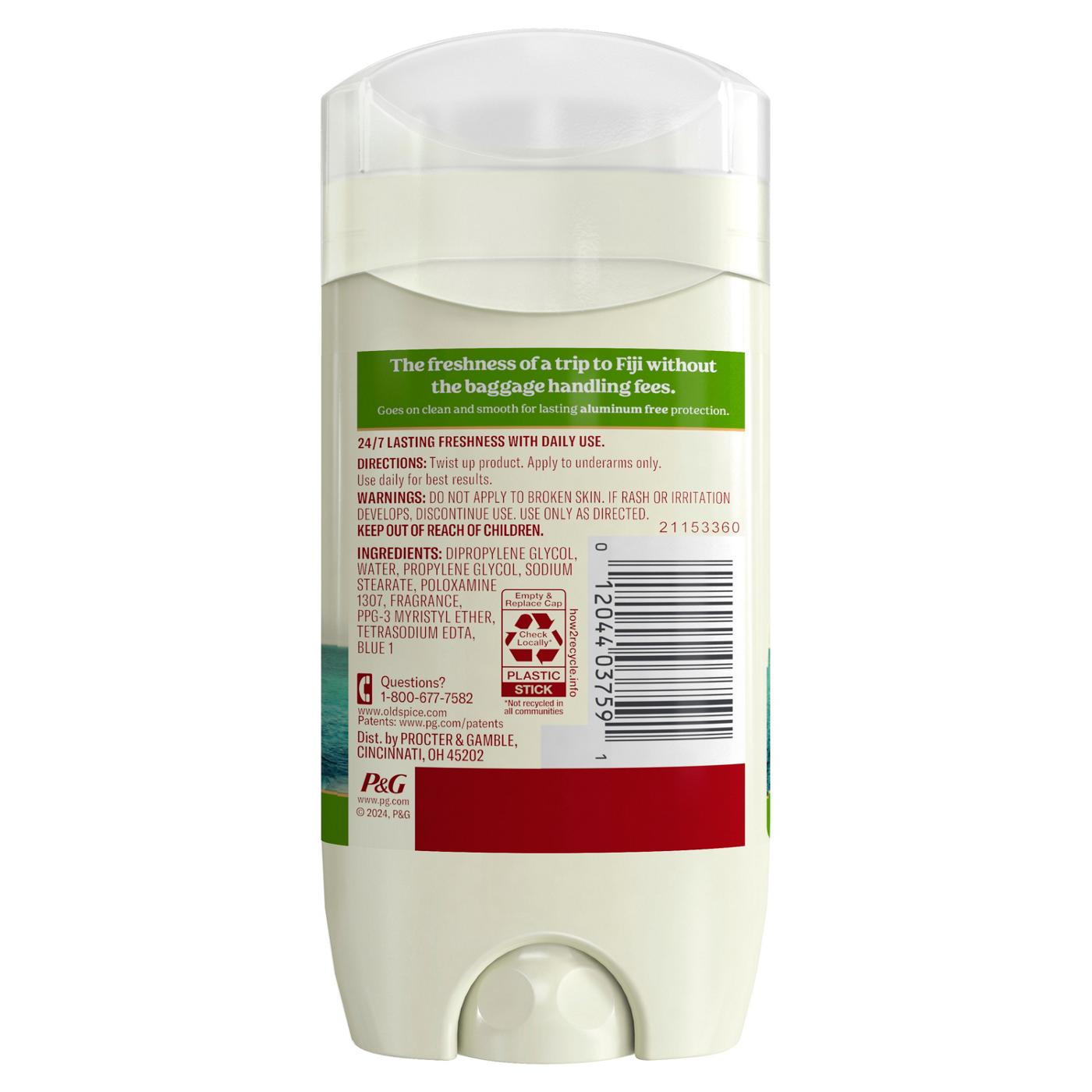 Old Spice Aluminum-Free Deodorant - Fiji; image 6 of 10