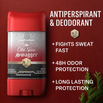 Old Spice Red Collection Deodorant for Men, Swagger Scent, Antiperspirant, 3.8oz