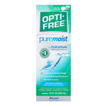OPTI-FREE Puremoist Multi-Purpose Disinfecting Solution, 10 oz