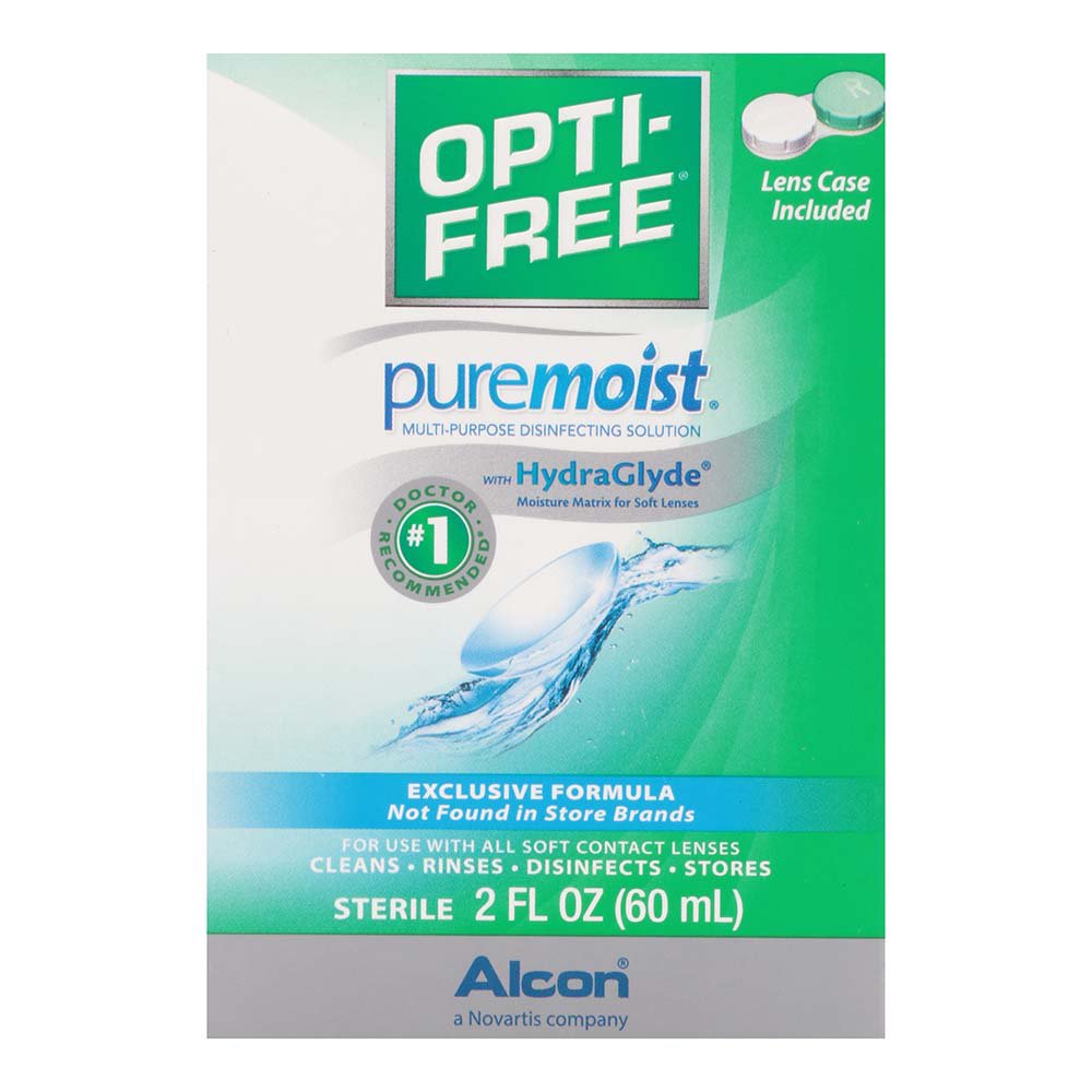 Opti Free Puremoist Multi Purpose Disinfecting Solution With Lens Case