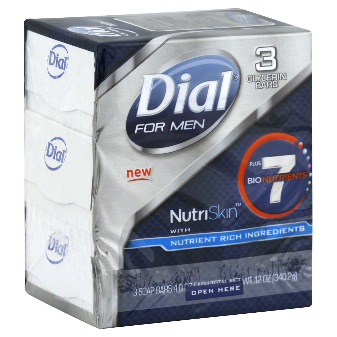 Dial For Men NutriSkin Glycerin Soap Bars
