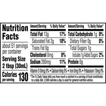 Hidden Valley Original Ranch Salad Dressing and Topping Bottle, 52 oz