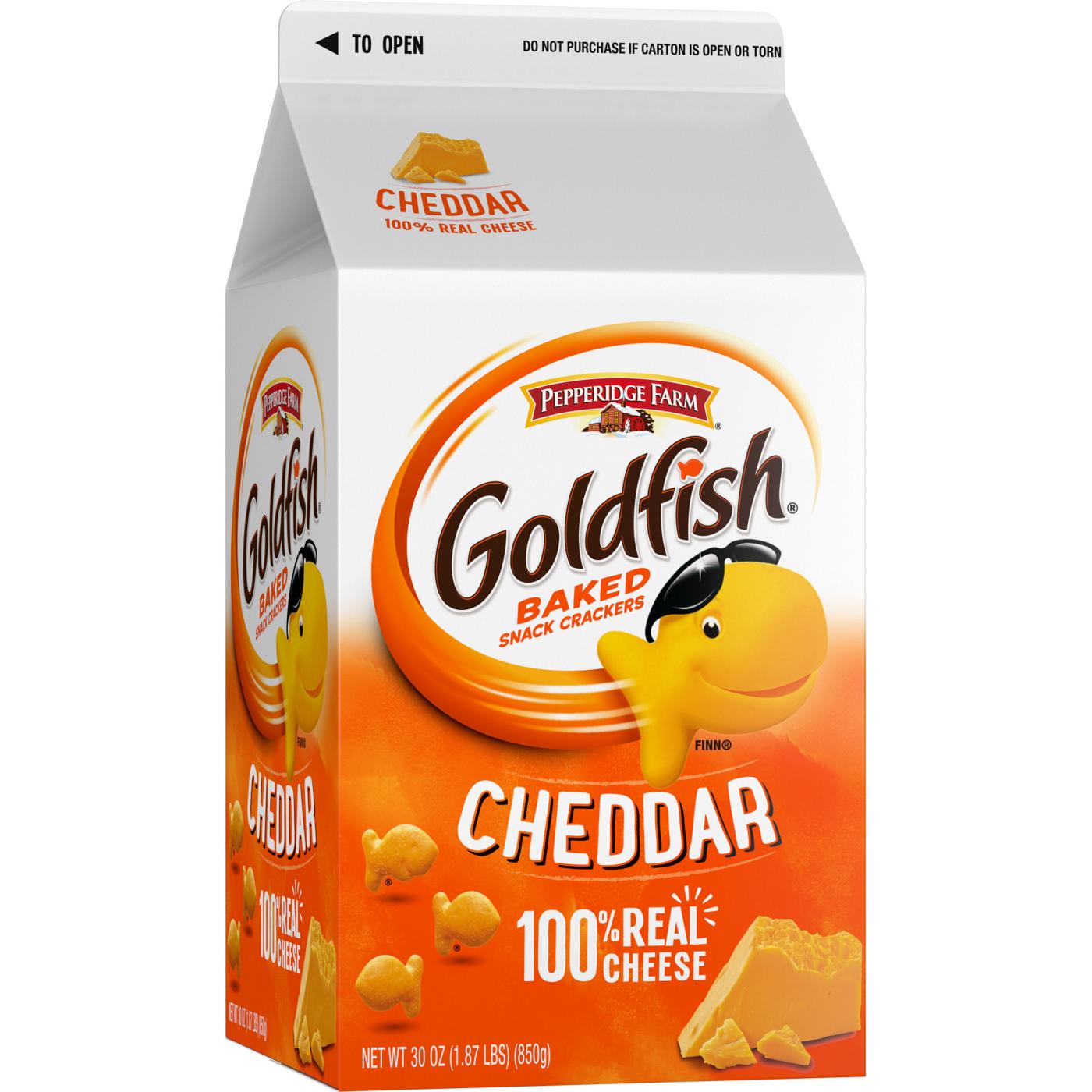 Pepperidge Farm Goldfish Cheddar Cheese Crackers; image 9 of 18