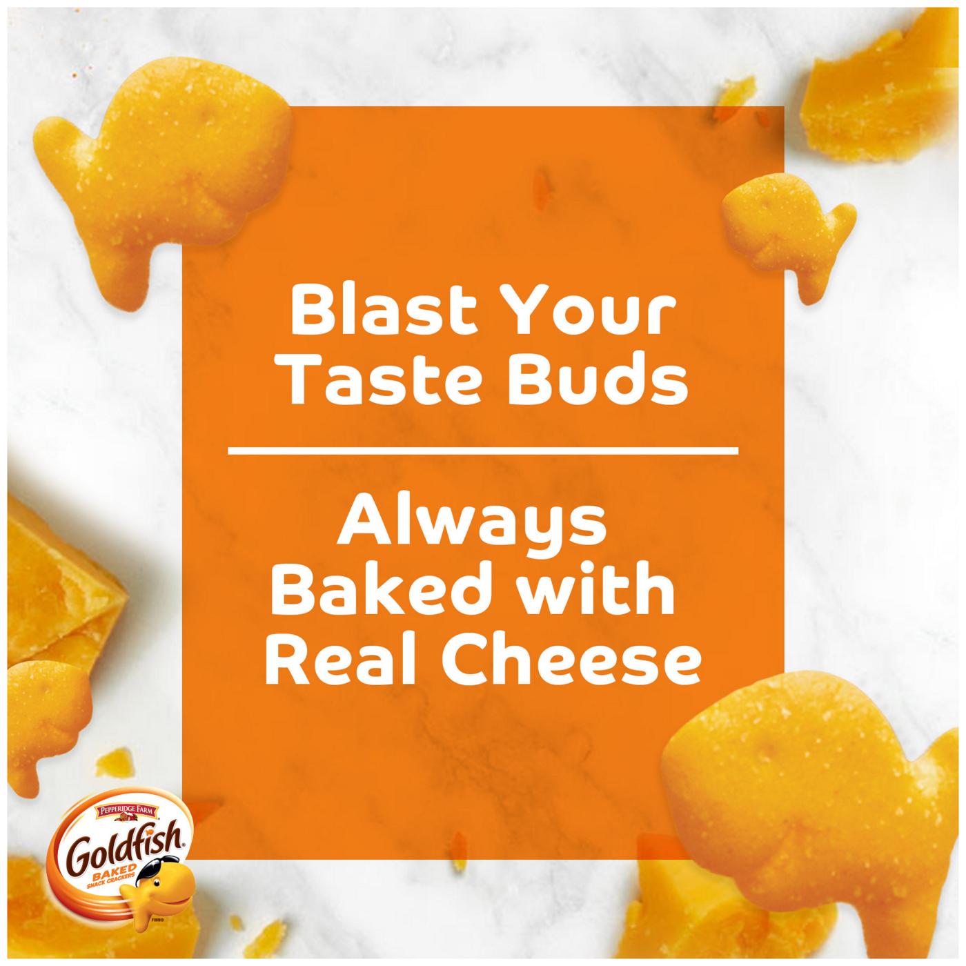 Pepperidge Farm Goldfish Flavor Blasted Xtra Cheddar Cheese Crackers; image 9 of 18