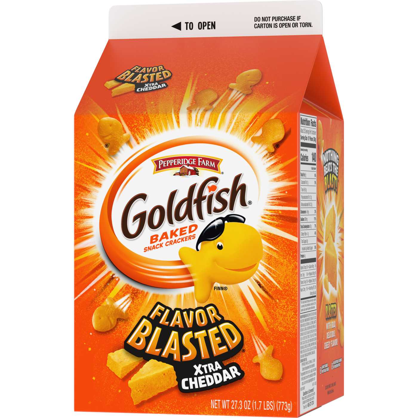 Pepperidge Farm Goldfish Flavor Blasted Xtra Cheddar Cheese Crackers; image 17 of 18