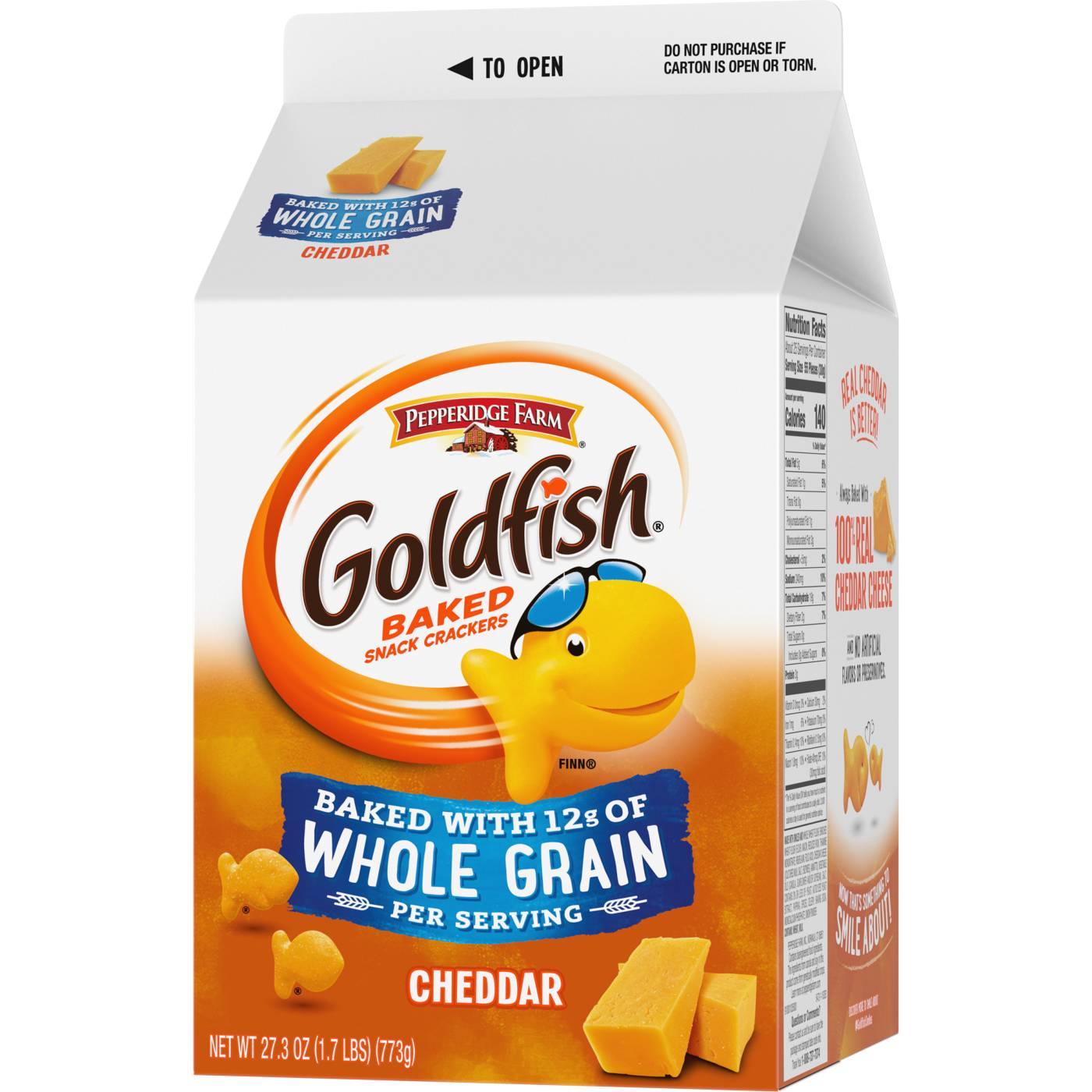 Pepperidge Farm Goldfish Baked with Whole Grain Cheddar Crackers; image 15 of 17