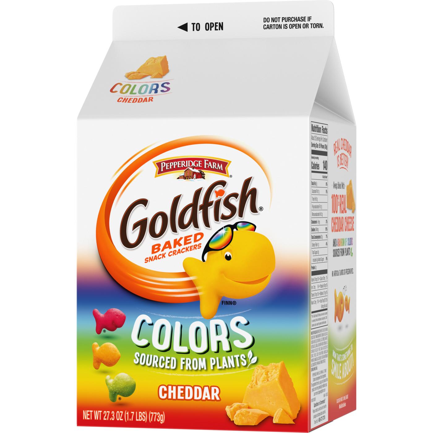 Pepperidge Farm Goldfish Colors Cheddar Cheese Crackers; image 19 of 19