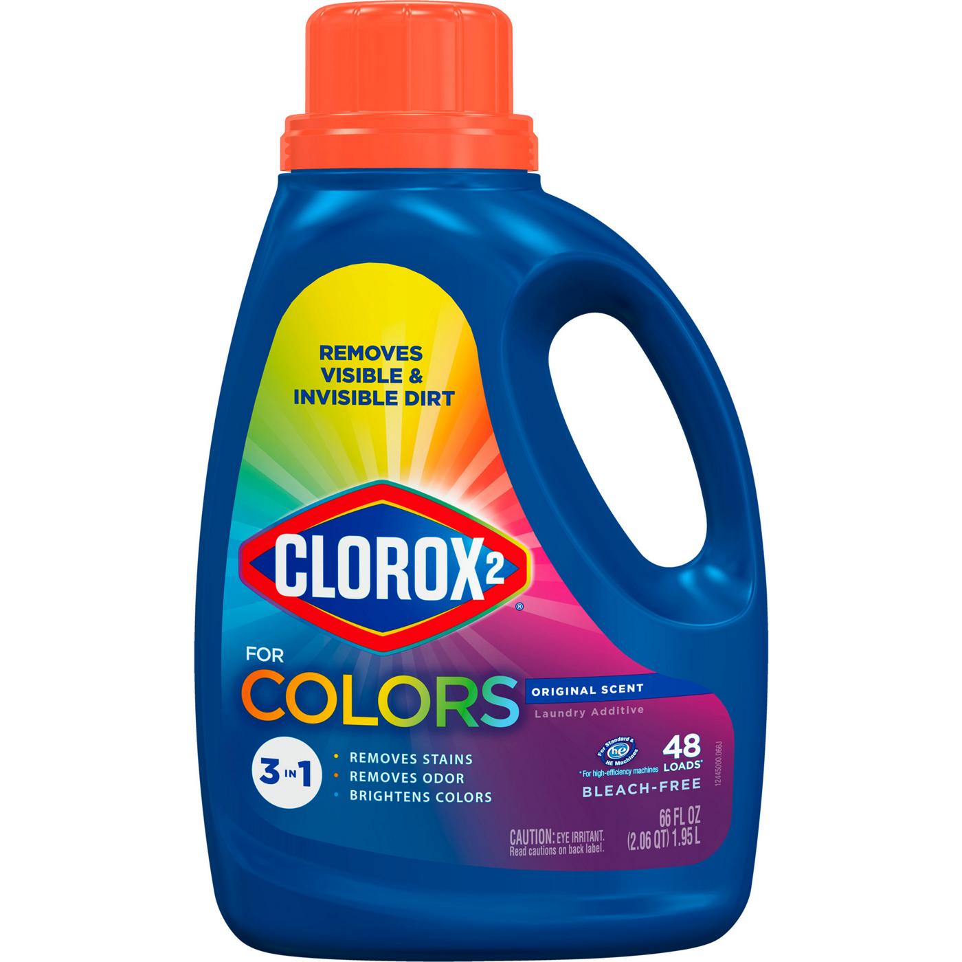 Clorox 2 2 for Colors 3-in-1 HE Laundry Additive, 48 Loads - Original; image 1 of 4
